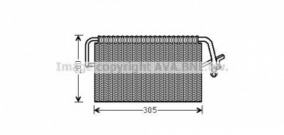 AVA QUALITY COOLING msv543 -  Испаритель, кондиционер